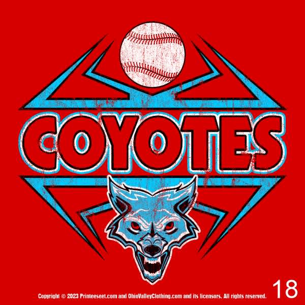 SV Coyotes Baseball 2023 Fundraising Sample Designs SV Coyotes Baseball 2023 Fundraising Design Page 18a