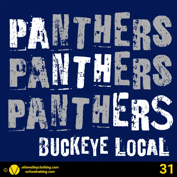 Buckeye Local Junior Panthers Basketball 2026 Design 31