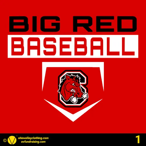 Steubenville Big Red Baseball 2026 Sample Designs