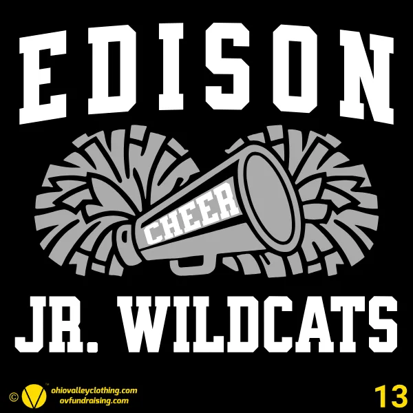 Edison Jr Wildcats Cheer 2026 Design 13