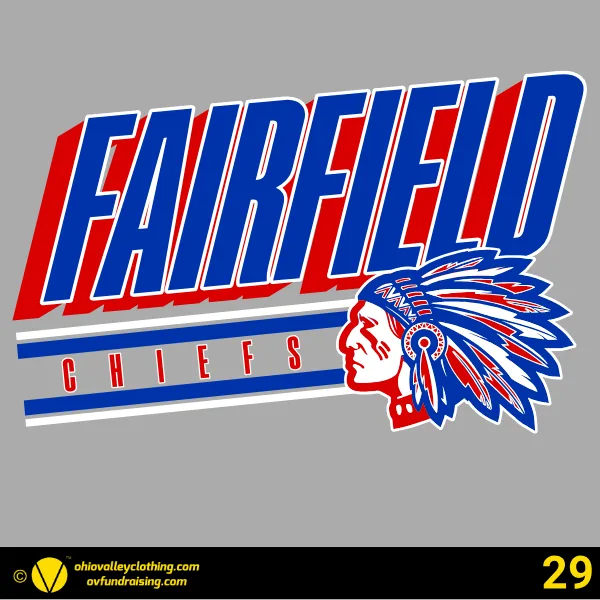 Fairfield Chiefs Baseball 2026 Design 29