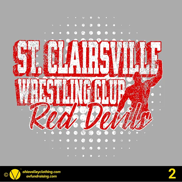 St. Clairsville Wrestling Club 2024-2025 Design 02