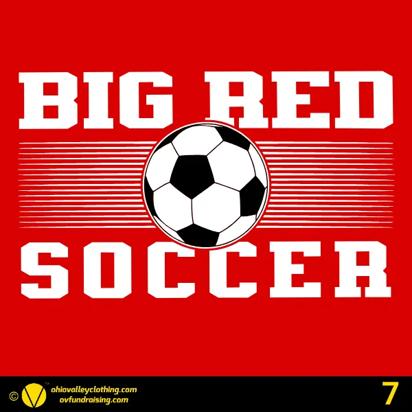 Steubenville Big Red Boys Soccer 2025 Design 07