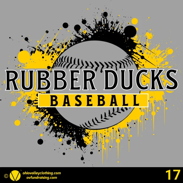 Rubber Ducks Baseball 2024 Design 17