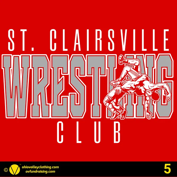 St. Clairsville Wrestling Club 2024-2025 Design 05