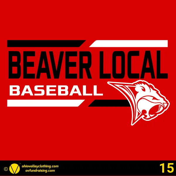 Beaver Local Baseball 2026 Design 15