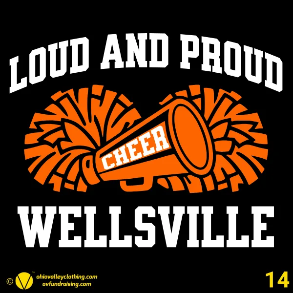 Wellsville Loud & Proud Cheer Boosters 2026 Design 14
