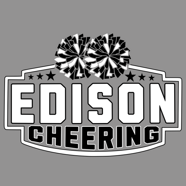 Edison High School Cheer 2024 logo