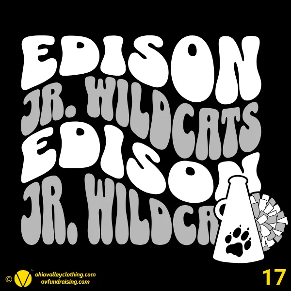 Edison Jr. Wildcats Cheer 2024 Design 17