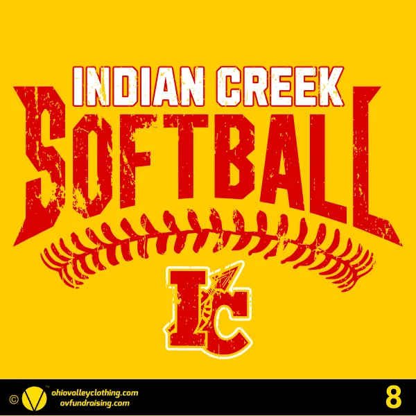 Indian Creek Softball 2026 Design 08