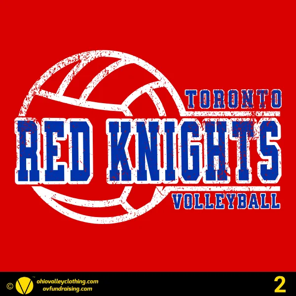 Toronto Jr. High Volleyball 2024 Design 02