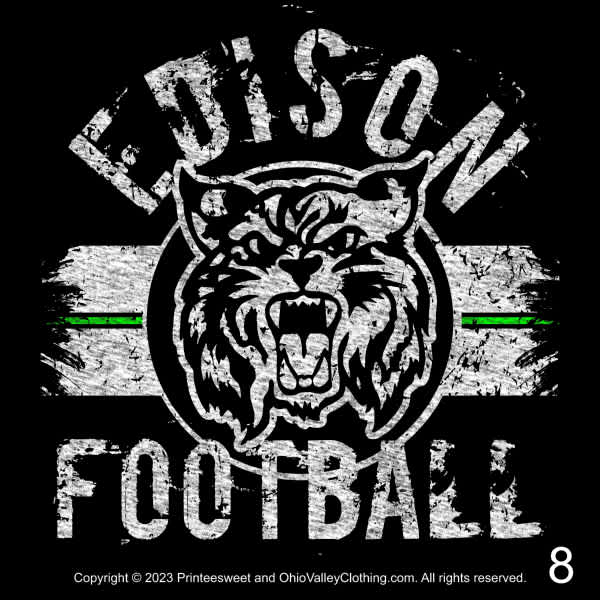 Edison Jr. Wildcats Football 2023 Sample Designs Edison Youth Football 2023 Sample Design Page 8