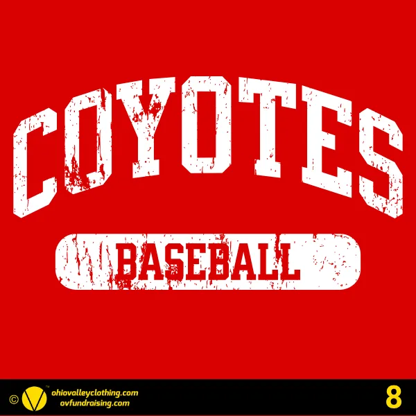 Coyotes Baseball Spring 2026 Design 08
