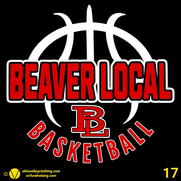 Beaver Local Boys Basketball 2024-2025 Design 17