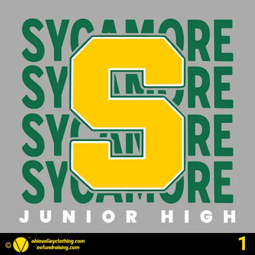 Sycamore Junior High 2026 Fundraising Sample Designs