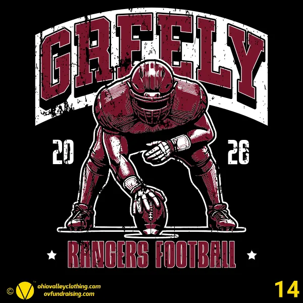 Greely Rangers Football 2026 Design 14