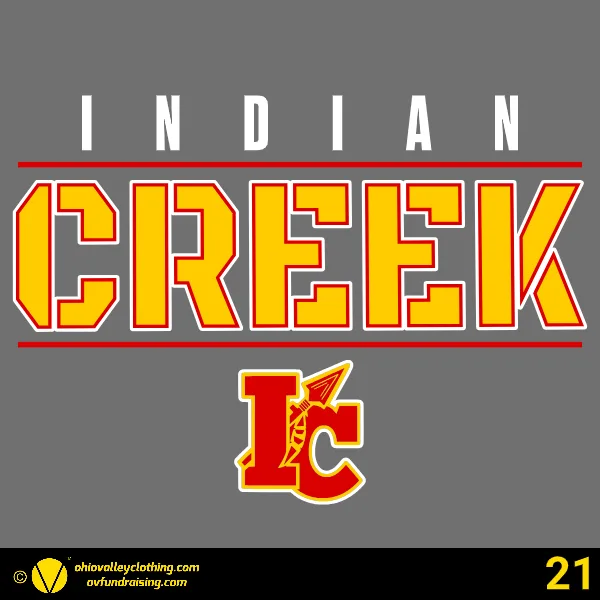 Indian Creek Youth Football and Cheering 2025 Design 21