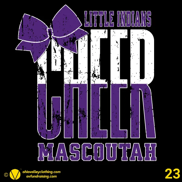 Mascoutah Little Indians Football and Cheer 2026 Design 23