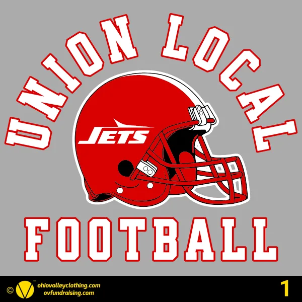 Union Local Little Jets Football 2026 Design 01