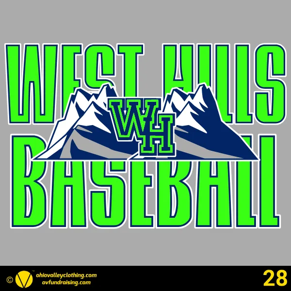 West Hills Baseball 2024 Design 28