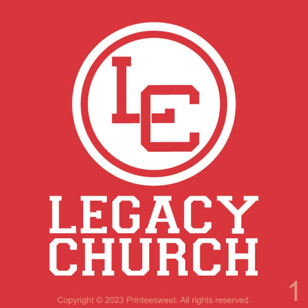 Legacy Church Volunteer 2023 Shirt Designs