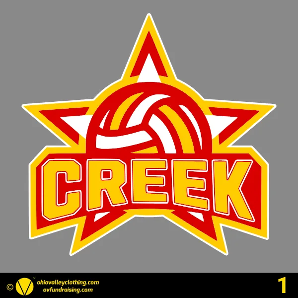 Indian Creek Volleyball 2024- Design 01