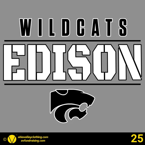 Edison Jr Wildcats Football 2026 Design 25