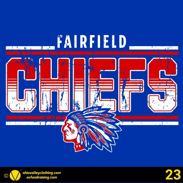 Fairfield Chiefs Baseball 2026 Design 23