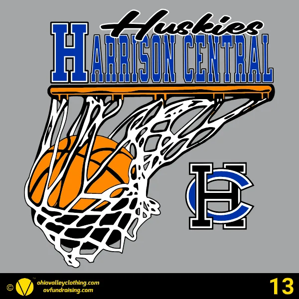 Harrison Central Ladies Basketball 2024 Design 13