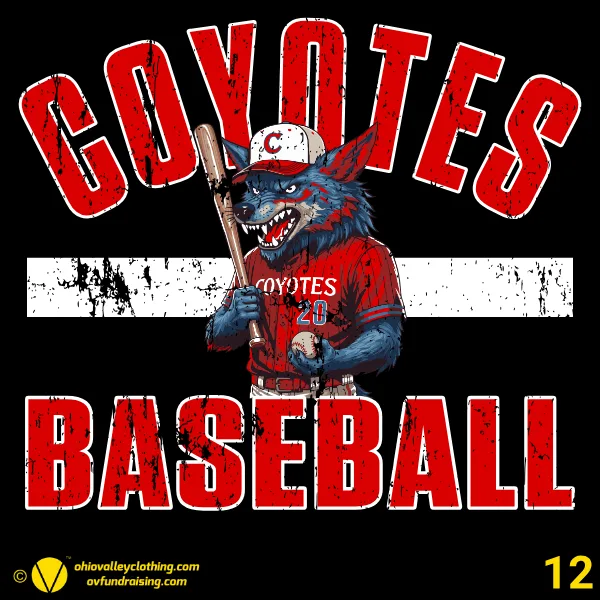 Coyotes Baseball Spring 2026 Design 12