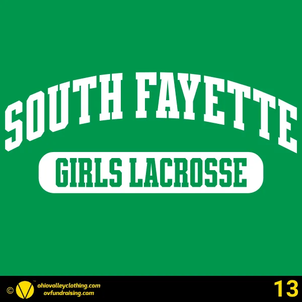 South Fayette Girls Lacrosse Boosters 2026 Design 13