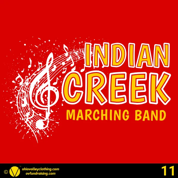 Indian Creek Marching Band 2024 Design 11