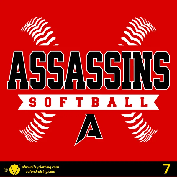 Assassins Softball Fall 2025 Design 07