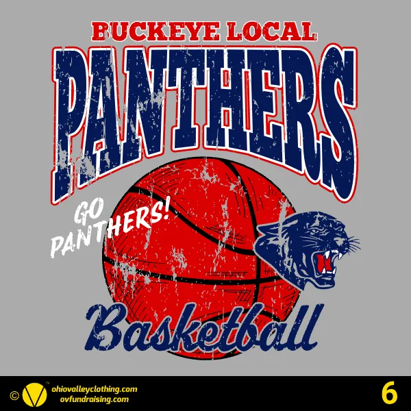 Buckeye Local Junior Panthers Basketball 2026 Design 06