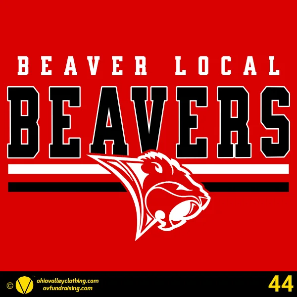 Beaver Local Touchdown Club 2025 Design 44
