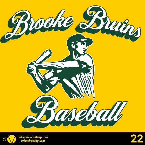 Brooke Middle School Club Baseball 2026 Design 22