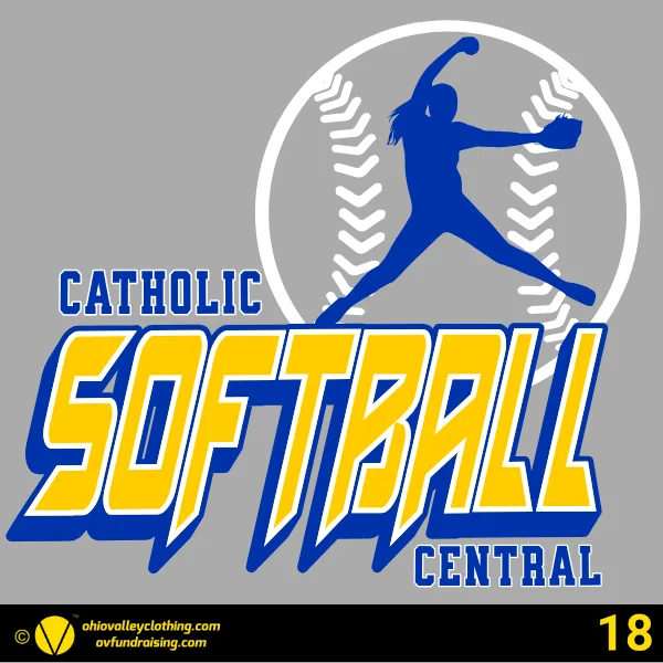 Steubenville Catholic Central Softball 2026 Design 18