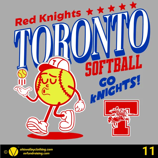 Toronto High School Softball 2026 Design 11