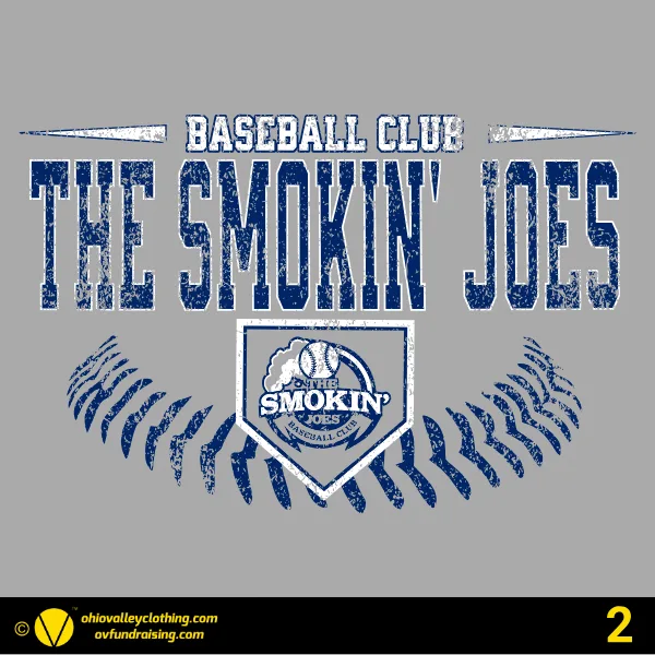 The Smokin' Joes Baseball Club Fall 2024 Design 02