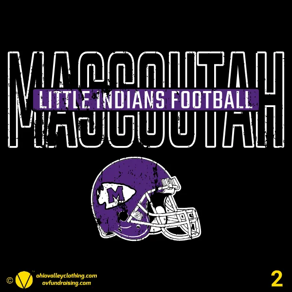 Mascoutah Little Indians Football and Cheer 2026 Design 02