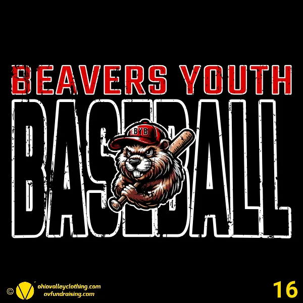 Beaver Youth Baseball 2025 Design 16