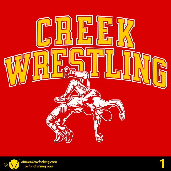 Indian Creek Wrestling 2024 Design 01