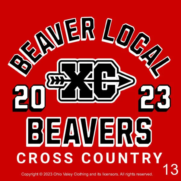 Beaver Local Cross Country 2023 Sample Design Page 13