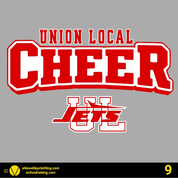 Union Local Little Jets Cheer 2026 Design 09