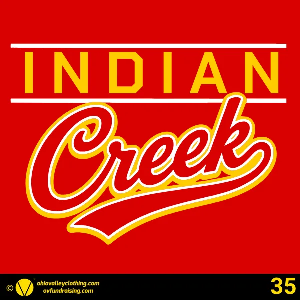 Indian Creek Football Boosters 2026 Design 35