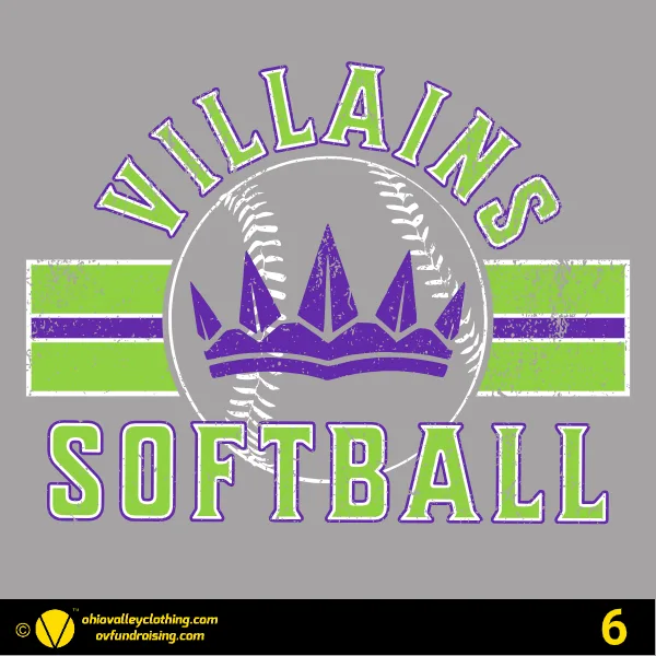 Villains Softball 2024 Design 06