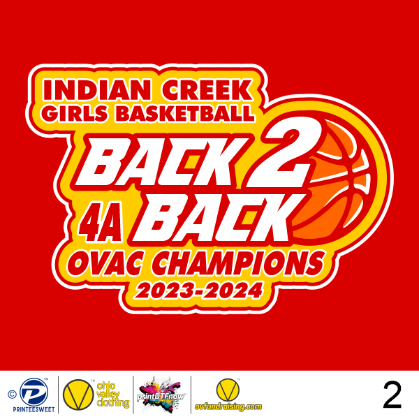 Indian Creek Girls Basketball 2023-2024 Sample Designs Indian Creek Girls Basketball 2023-2024- Design 002
