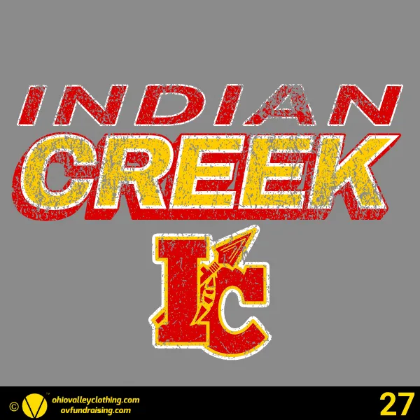 Indian Creek Middle School Football 2024 Design 27