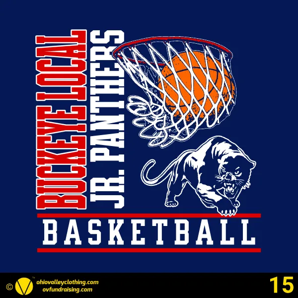 Buckeye Local Junior Panthers Basketball 2026 Design 15