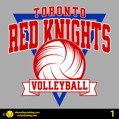 Toronto Volleyball 2026 Fundraising Sample Designs